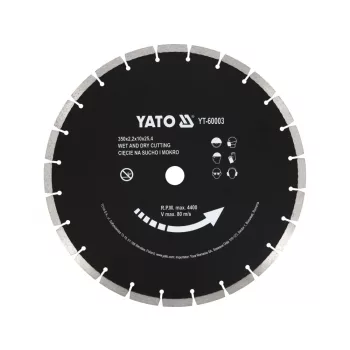   YATO Disc diamantat segmentat 350x3,4x10,0x25,4 mm (YT-60003)