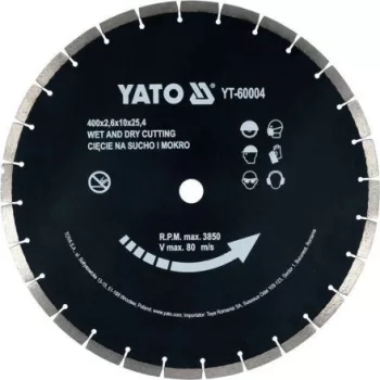   YATO Disc diamantat segmentat 400x3,6x10,0x25,4 mm (YT-60004)