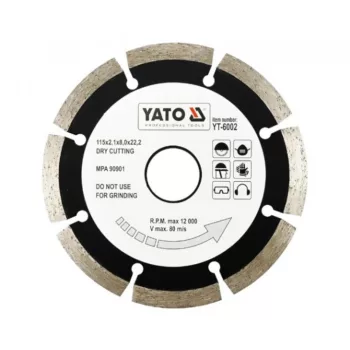 YATO Disc diamantat segmentat 115 mm (YT-6002)