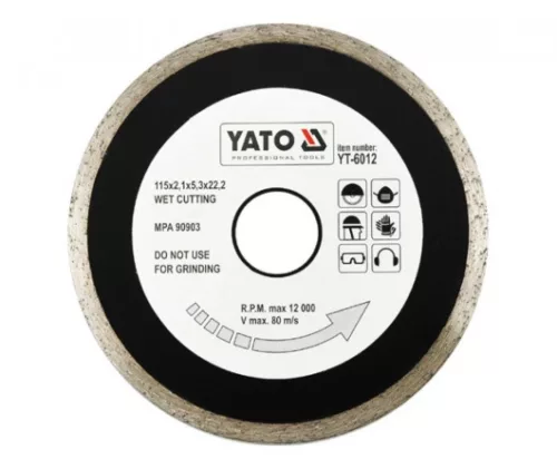 YATO Disc diamantat continuu 115 mm (YT-6012)