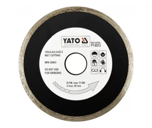 YATO Disc diamantat continuu 125x22,2 mm (YT-6013)