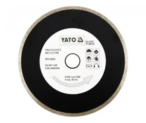 YATO Disc diamantat continuu 180x22,2 mm (YT-6014)