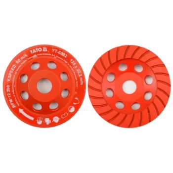 YATO Disc diamantat tip cupă 125 mm (YT-6032)