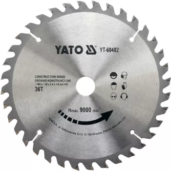 YATO Disc fierăstrău continuu 180/36T/20 mm (YT-60482)