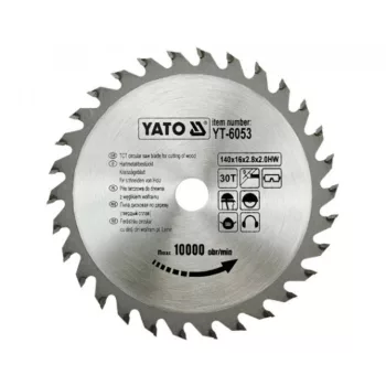 YATO Disc fierăstrău pentru lemn 140/16/30 (YT-6053)