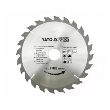 YATO Disc fierăstrău pentru lemn 205/18/24 (YT-6066)