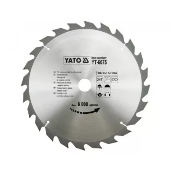 YATO Disc de ferăstrău pentru lemn 300/30/24 (YT-6075)