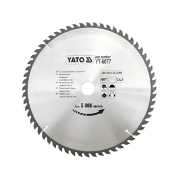 YATO Disc de ferăstrău pentru lemn 300/30/60 (YT-6077)