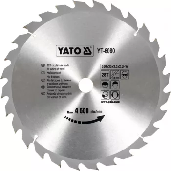 YATO Disc de ferăstrău pentru lemn 350/30/28 (YT-6080)