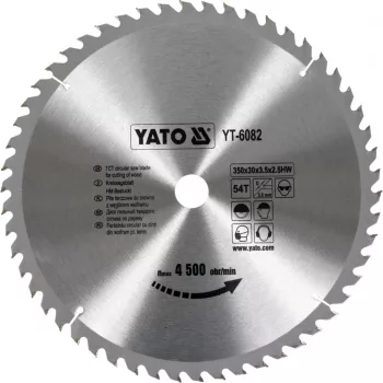 YATO Disc fierăstrău pentru lemn 350/30/54 (YT-6082)