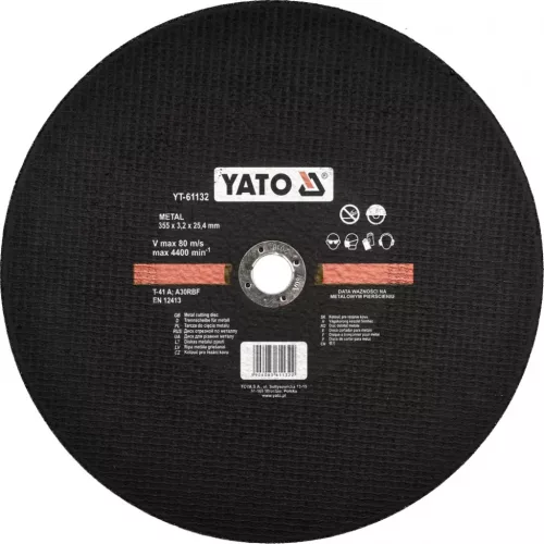 YATO Disc de tăiere metal 355x3,2x25,4 mm (YT-61132)