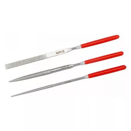 YATO Set pile de precizie 3 piese 140 mm (YT-6143)
