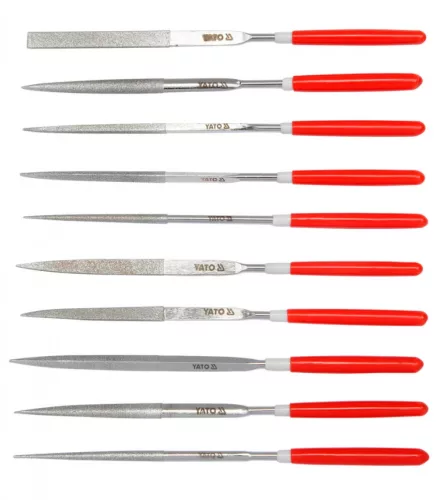 YATO Set pile de precizie 10 piese 140/50 mm (YT-6144)