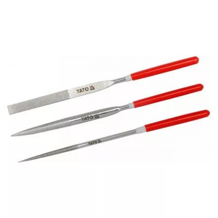 YATO Set pile de precizie 3 piese 160 mm (YT-6150)
