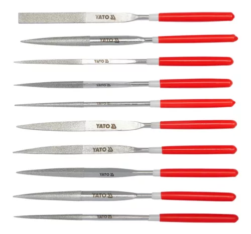 YATO Set pile de precizie 10 piese 4x160/50 mm (YT-6151)