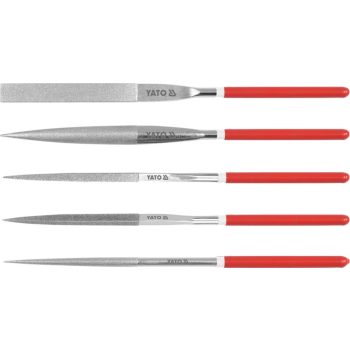 YATO Set pile de precizie 5 piese 180 mm (YT-6156)