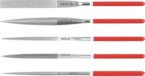 YATO Set pile de precizie 5 piese 180 mm (YT-6156)