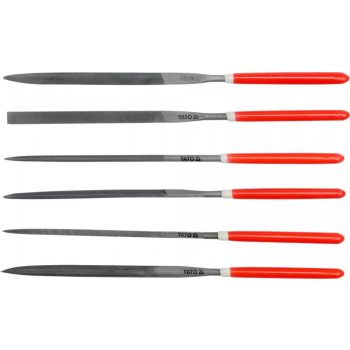YATO Set pile de precizie 6 piese 3x140 mm (YT-6160)