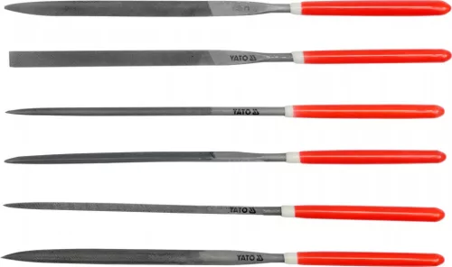 YATO Set pile de precizie 6 piese 3x140 mm (YT-6160)