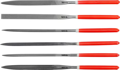 YATO Set pile de precizie 6 piese 160/75 mm (YT-6161)