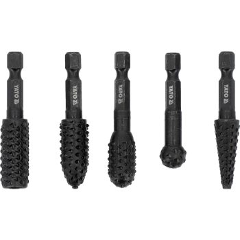   YATO Set freze rotative lemn HEX 1/4" 5 piese (YT-61747)