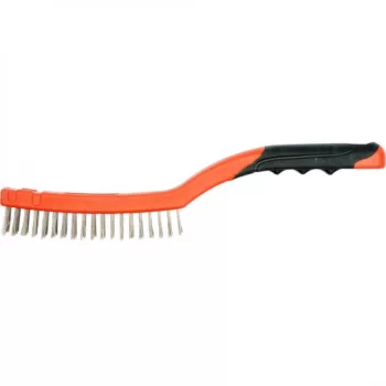   YATO Perie de sârmă 3 rânduri, mâner curbat plastic 340 mm (YT-6335)