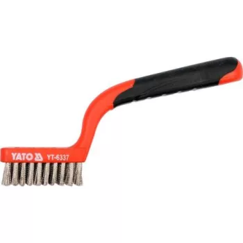 YATO Perie de sârmă Inox 3 rânduri 180 mm (YT-6337)