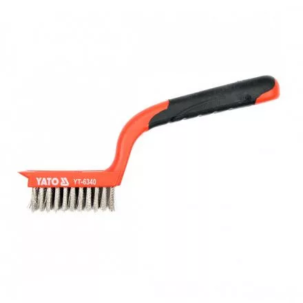 YATO Perie de sârmă 180 mm 5 rânduri Inox (YT-6340)