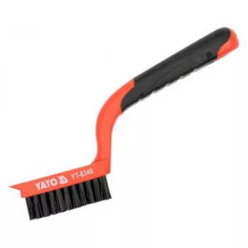   YATO Perie de sârmă 5 rânduri, mâner plastic, Nylon 180 mm (YT-6349)