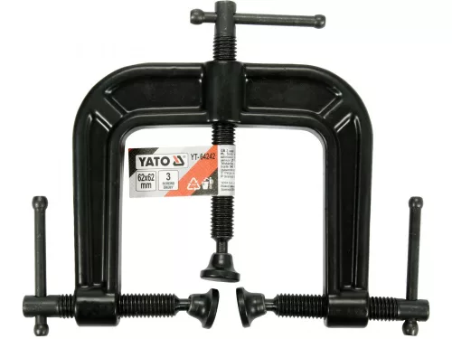 YATO Clește tip C cu 3 direcții (YT-64242)