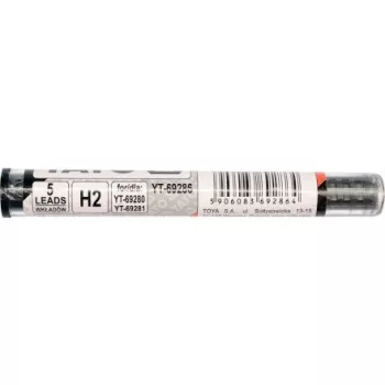  YATO Mină grafit pentru creion tâmplar gri H2 (5 buc/set) (YT-69286)