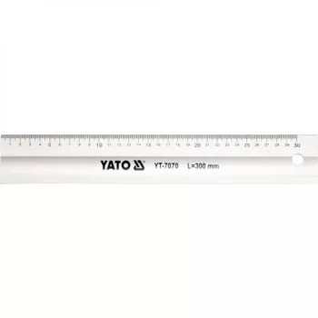 YATO Riglă aluminiu 30 cm (YT-7070)
