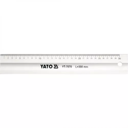 YATO Riglă aluminiu 30 cm (YT-7070)