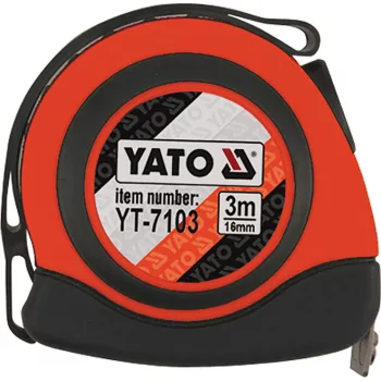 YATO Ruletă magnetică 5 m/19 mm, strat nylon (YT-7105)