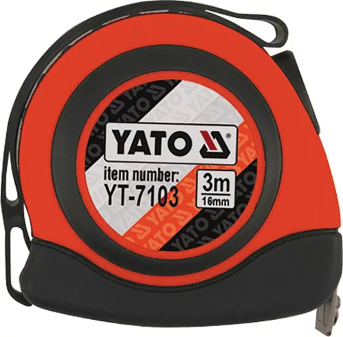 YATO Ruletă magnetică 5 m/19 mm, strat nylon (YT-7105)