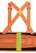 YATO Centură de protecție pentru spate cu vizibilitate ridicată, portocalie, XXL (YT-742411)