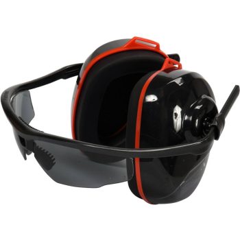   YATO Set căști antifon 24 dB + ochelari de protecție fumurii cu protecție UV (YT-74635)