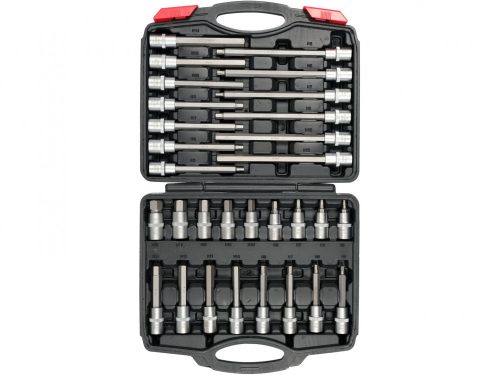 YATO Set biți tubulare 30 piese imbus 1/2" 5–19 mm CrV (YT-77540)