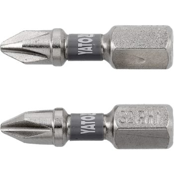   YATO Bit șurubelniță 1/4" 25 mm PH1 set 2 buc. NI (YT-78000)