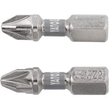   YATO Bit șurubelniță 1/4" 25 mm PZ2 set 2 buc. NI (YT-78004)