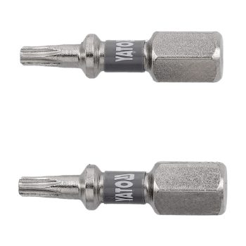   YATO Bit șurubelniță 1/4" 25 mm Torx T10 set 2 buc. NI (YT-78011)