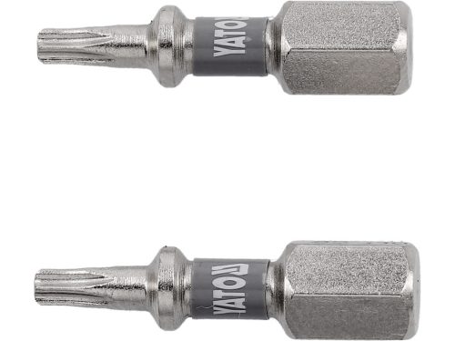 YATO Bit șurubelniță 1/4" 25 mm Torx T10 set 2 buc. NI (YT-78011)