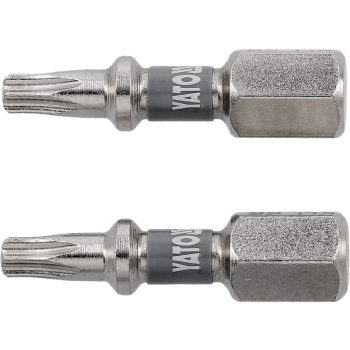   YATO Bit șurubelniță 1/4" 25 mm Torx T15 set 2 buc. NI (YT-78012)