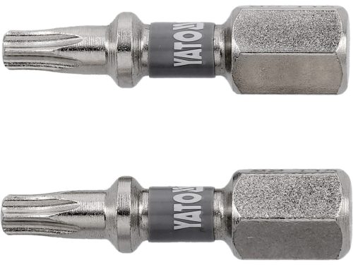 YATO Bit șurubelniță 1/4" 25 mm Torx T15 set 2 buc. NI (YT-78012)
