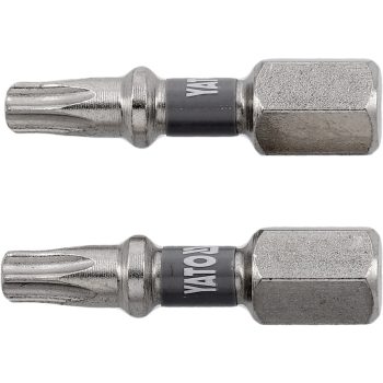   YATO Bit șurubelniță 1/4" 25 mm Torx T20 set 2 buc. NI (YT-78013)