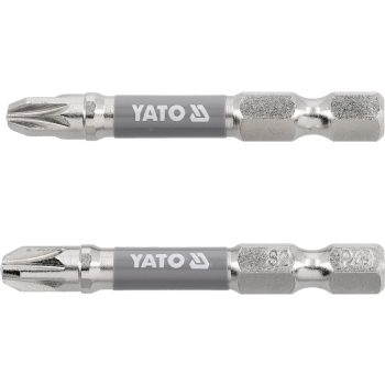   YATO Bit șurubelniță 1/4" 50 mm PZ3 set 2 buc. NI (YT-78025)