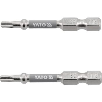   YATO Bit șurubelniță 1/4" 50 mm Torx T15 set 2 buc. NI (YT-78032)