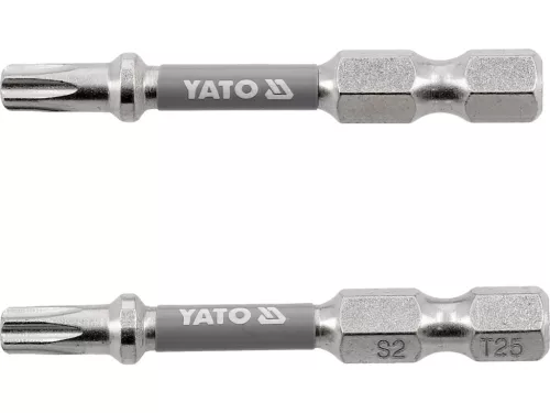 YATO Bit T25 1/4" 50 mm, 2 buc, NI (YT-78034)