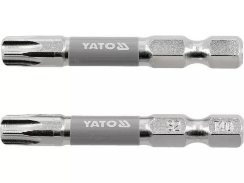 YATO Bit T40 1/4" 50 mm, 2 buc, NI (YT-78036)