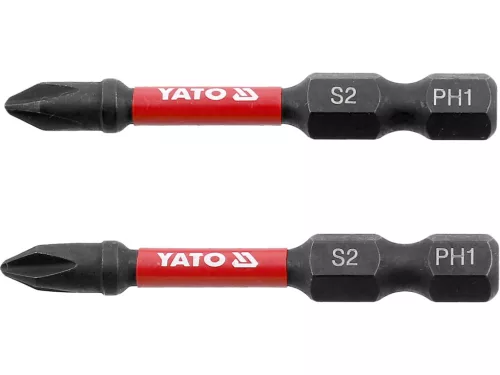 YATO Bit impact 1/4" 50mm PH1, 2buc (YT-78040)